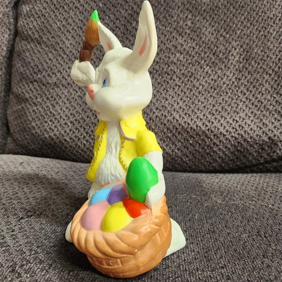 Hand Painted Easter Bunny Rabbit Painted Easter Eggs - Picture 2 of 7